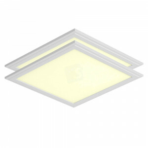LED paneel SL dimbaar 30x30 cm, 3000 kelvin, witte rand ( 2 stuks )