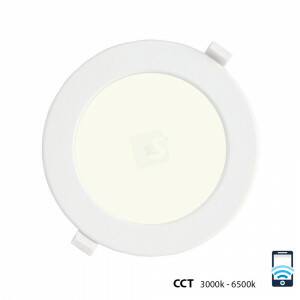 LED downlight - 12 watt - WiFi dimbaar - CCT 3000 tot 6500 kelvin - rond 170 mm - gatmaat 155 mm - adereind aansluiting #spec