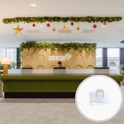 systeemplafond haken - Type E - transparant van kleur - tot 0,5 kilo - ( 100 stuks)