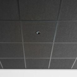 Led spot frame - kleur zwart - verdiept - niet kantelbaar - rond 85 mm - gatmaat 75 mm #basis