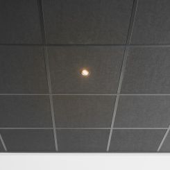 LED spot kantelbaar - 6 watt Dimbaar - kleur zwart - CCT 2700 / 3000 / 4000K - IP44 - 60° - rond 82 mm - gatmaat 68 mm - kroonsteen aansluiting