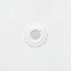 5x Systeemplafond kabel doorvoer - kleur wit - rond 60 mm - kabeldikte 18 mm - plaatdikte max. 35 mm - met vastzet moer