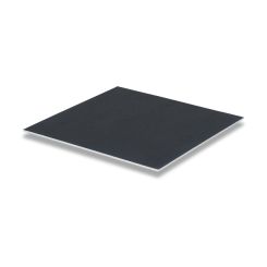 Gipsvinyl - 600x600 - zwart - afneembaar - waterbestendig + alu achterzijde V5 - pak - lage prijs afnemen met doek( 10 stuks = 3,6 m² )
