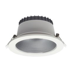 EVO LED downlight 20 watt - NIET Dimbaar - CCT 3000 / 4000 / 6000K - UGR<19 - rond 174 mm - gatmaat 145 mm - snoer en stekker