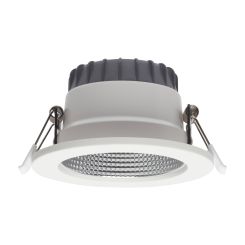 EVO LED downlight 35 watt - NIET Dimbaar - CCT 3000 / 4000 / 6000K - UGR<19 - rond 232 mm - gatmaat 195 mm - snoer en stekker