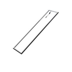 Led Paneel - 30x120 cm -  Hollow - zwart frame - 3 lichtkleuren in paneel 3000 / 4000 /  6000K - 32 Watt - Philips Certa driver - met snoer en stekker