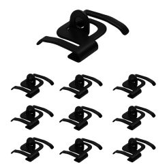 Systeemplafond haken -Type B – Zwart –tot 4 kilo- Set van 10 Stuks