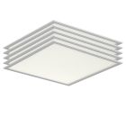 5x LED paneel - Duitse maat - 62,5x62,5 cm - CCT 3000 / 4000 / 6000K - UGR<19 - 34 watt - Philips® CertaDrive - met adereind