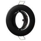 Led spot frame kantelbaar - kleur zwart - rond 92 mm - gatmaat 80 mm #basis