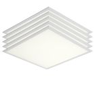 5x LED paneel - 60x60 - CCT 3000 / 4000 / 6000K - 32 Watt - Philips CertaDrive - met snoer en stekker- (5 stuks)