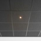 LED spot kantelbaar - 6 watt Dimbaar - kleur zwart - CCT 2700 / 3000 / 4000K - IP44 - 60° - rond 82 mm - gatmaat 68 mm - kroonsteen aansluiting