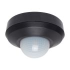 LED bewegings / aanwezigheids sensor - kleur zwart - inbouw / opbouw - max 300W - max 20 meter - kroonsteen aansluiting