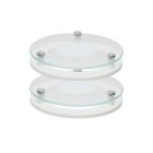 2x ronde glazen afscherming - anti verblinding - voor EVO downlight rond 174 mm