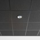 LED downlight - 9 watt - CCT 3000 / 4000  / 5000K - niet dimbaar - hoogglans reflector - ZWARTE rand - rond 113mm - gatmaat 90 mm - snoer en stekker