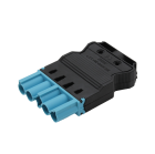 5-polige male schroefstekker - koppelbaar vergelijkbaar met Wieland® GST18i5 male - zwart - voor DALI