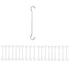 Dubbelhaak  600 mm lang - tot 5 kilo draagvermogen  - afhangen signing en instore marketing  aan systeemplafond ( 20 stuks ) 