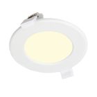 LED downlight - 6 watt - 3000K - rond 115 mm - gatmaat 105 mm - adereind aansluiting