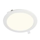 LED downlight - 20 watt - 4000K - 1400 lm - rond 240 mm - gatmaat 225 mm - adereind aansluiting